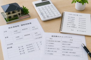 固定資産税や維持費を確認