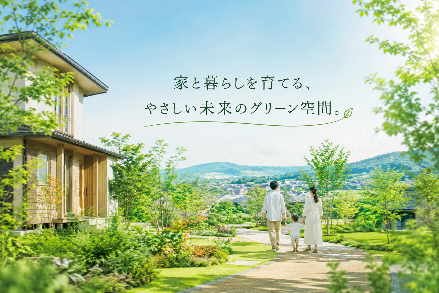 家と暮らしを育てる、やさしい未来のグリーン空間