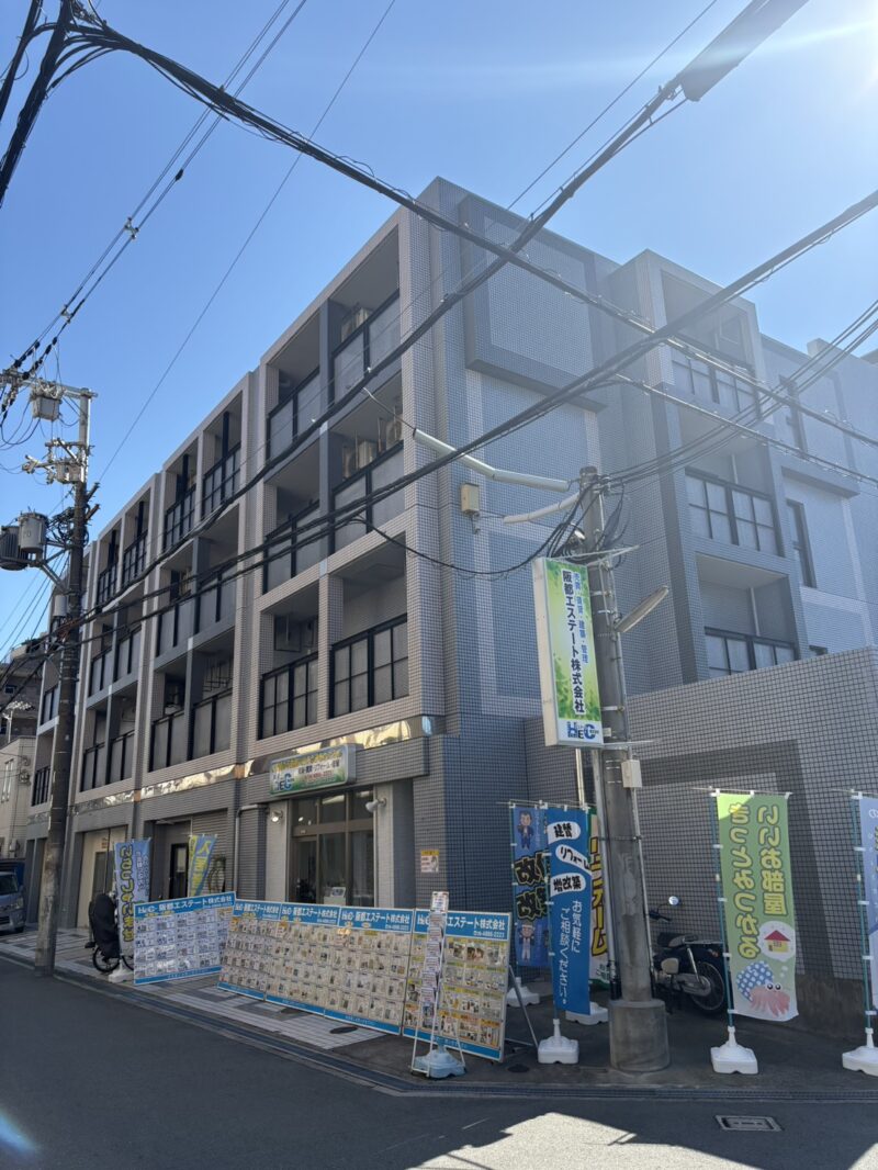 株式会社スペースグリーンの新事務所が入るソフィア服部の外観（豊中市服部豊町）