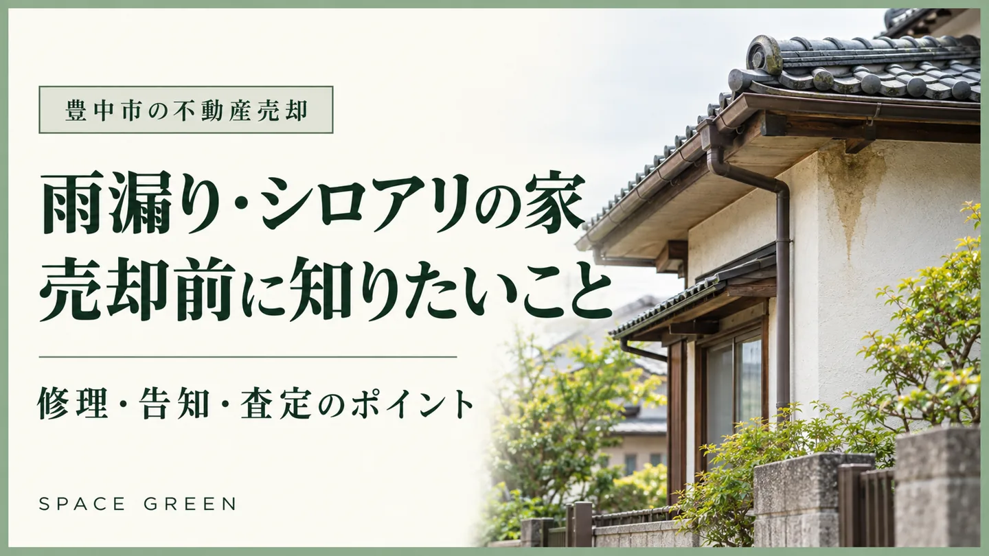 雨漏り・シロアリの家の売却前に知りたい修理・告知・査定のポイント